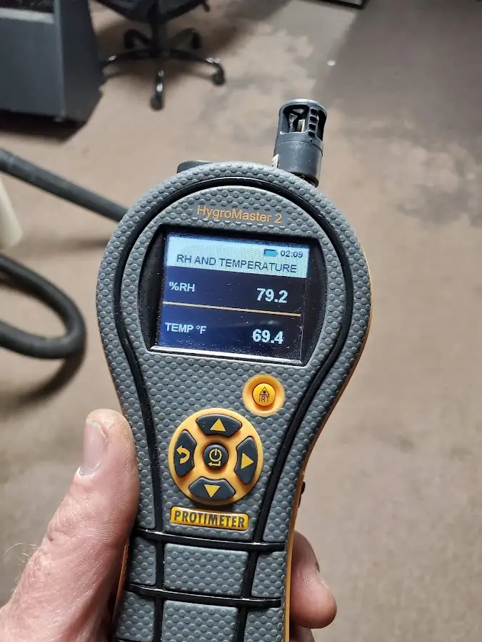 Moisture meter humidity assessment for Mold Remediation & Removal in Atlantic Beach